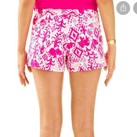 πLilly Pulitzer Liana Short Magenta Tons of Fun 14 - Picture 6 of 9